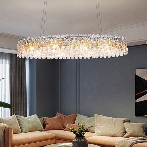 90 cm led lampadario di cristallo lampada a sospensione moderna lusso tricolore lanterna luce desgin isola luce acciaio inossidabile elettroplaccato 110-120 v 220-240 v
90 cm led lampadario di cristallo lampada a sospensione moderna lusso tricolore lanterna luce desgin isola luce acciaio inossidabile elettroplaccato 110-120 v 220-240 v
