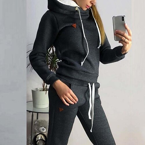 Per donna Tuta Da Ginnastica Tuta da ginnastica 2 pezzi Strada Inverno Manica lunga Vello Tenere al caldo Morbido Fitness Corsa Jogging abbigliamento sportivo Abbigliamento sportivo Tinta unita
Per donna Tuta Da Ginnastica Tuta da ginnastica 2 pezzi Strada Inverno Manica lunga Vello Tenere al caldo Morbido Fitness Corsa Jogging abbigliamento sportivo Abbigliamento sportivo Tinta unita