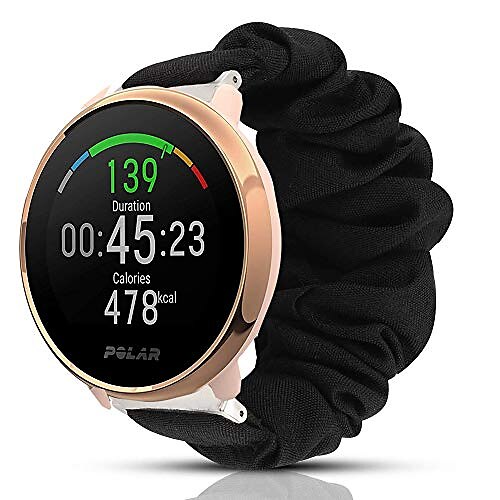 compatible for polar ignite band, fabric elastic scrunchie elastic watch band women cute replacement straps for polar ignite fitness watch (black)
compatible for polar ignite band, fabric elastic scrunchie elastic watch band women cute replacement straps for polar ignite fitness watch (black)