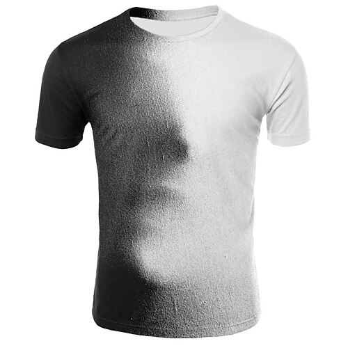 menns t-skjorte, sommer 3D-print rund hals slim fit kort ermet topp skjorte bluse (hvit, l)
menns t-skjorte, sommer 3D-print rund hals slim fit kort ermet topp skjorte bluse (hvit, l)