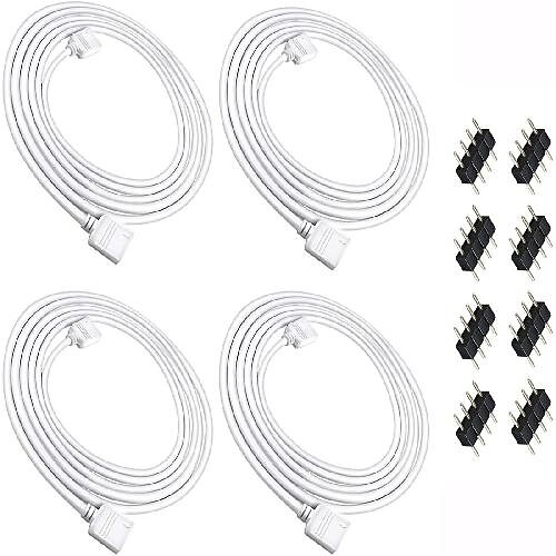 4pcs 2pcs Strip Light Accessory LED Strip Extension Line ABSPC Accessories for RGB LED Strip Light for LED Strip light
4pcs 2pcs Strip Light Accessory LED Strip Extension Line ABSPC Accessories for RGB LED Strip Light for LED Strip light