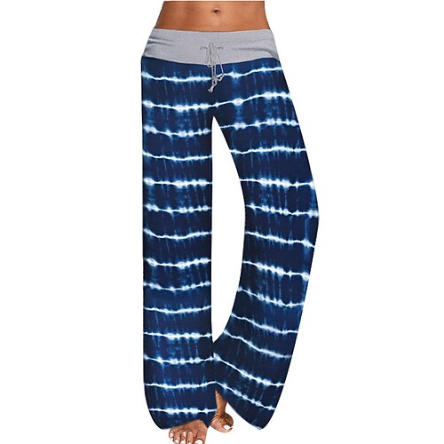 Women's Wide Leg Pants Trousers Cotton Blend Blue Light gray Dark Gray Mid Waist Casual Yoga Full Length Tie Dye S M L XL XXL / Loose Fit
Women's Wide Leg Pants Trousers Cotton Blend Blue Light gray Dark Gray Mid Waist Casual Yoga Full Length Tie Dye S M L XL XXL / Loose Fit
