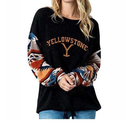 Mujer Talla extra Estampado Letra Blusa Talla grande Escote Redondo Manga Larga Tops Talla grande / Tallas Grandes
Mujer Talla extra Estampado Letra Blusa Talla grande Escote Redondo Manga Larga Tops Talla grande / Tallas Grandes