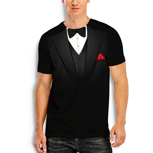 Men's T shirt Tee Shirt Graphic 3D Round Neck Black 3D Print Casual Daily Short Sleeve Print Clothing Apparel Simple Classic / Summer / Summer
Men's T shirt Tee Shirt Graphic 3D Round Neck Black 3D Print Casual Daily Short Sleeve Print Clothing Apparel Simple Classic / Summer / Summer