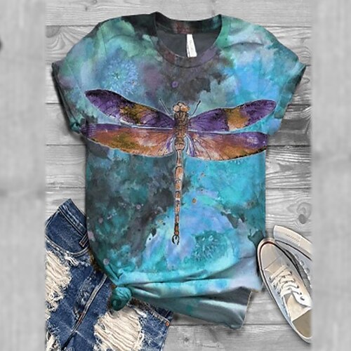 Women's Plus Size Tops T shirt Tee Animal Print Short Sleeve Round Neck Preppy Daily Cotton Blend Spring Summer / Loose Fit
Women's Plus Size Tops T shirt Tee Animal Print Short Sleeve Round Neck Preppy Daily Cotton Blend Spring Summer / Loose Fit