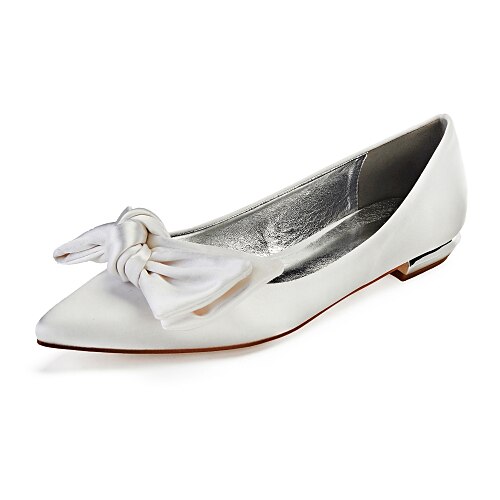 Women's Wedding Shoes Wedding Party & Evening Wedding Flats Bridal Shoes Bridesmaid Shoes Summer Bowknot Satin Flower Flat Heel Pointed Toe Classic Sweet Satin Loafer Solid Colored Black Purple
Women's Wedding Shoes Wedding Party & Evening Wedding Flats Bridal Shoes Bridesmaid Shoes Summer Bowknot Satin Flower Flat Heel Pointed Toe Classic Sweet Satin Loafer Solid Colored Black Purple