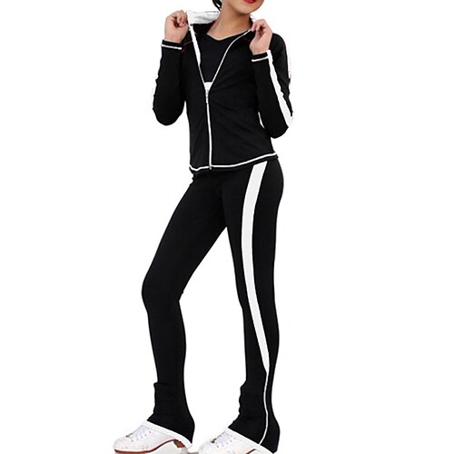 Figure Skating Jacket with Pants Women's Girls' Ice Skating Pants / Trousers Leggings Outfits White Purple Pink Patchwork Spandex High Elasticity Training Competition Skating Wear Handmade Long Sleeve
Figure Skating Jacket with Pants Women's Girls' Ice Skating Pants / Trousers Leggings Outfits White Purple Pink Patchwork Spandex High Elasticity Training Competition Skating Wear Handmade Long Sleeve