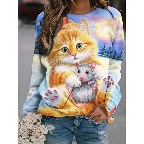 Damen Einfarbig Blumen Tier Kapuzenpullover für Frauen Langarm Pullover Strickjacken Rundhalsausschnitt Herbst Winter Blau Armeegrün Grün
Damen Einfarbig Blumen Tier Kapuzenpullover für Frauen Langarm Pullover Strickjacken Rundhalsausschnitt Herbst Winter Blau Armeegrün Grün
