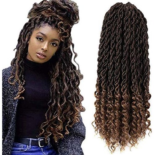 7pack faux goddess locs estensioni dei capelli all'uncinetto, xpressions sintetici intrecciare i capelli, capelli in fibra ad onde profonde con estremità ricci (20 pollici, t1b / 27 #)
7pack faux goddess locs estensioni dei capelli all'uncinetto, xpressions sintetici intrecciare i capelli, capelli in fibra ad onde profonde con estremità ricci (20 pollici, t1b / 27 #)