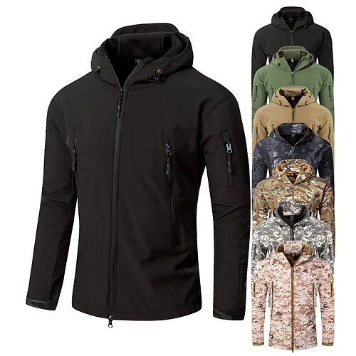Men's Hoodie Jacket Hiking Softshell Jacket Hiking Jacket Winter Outdoor Camo Windproof Warm Quick Dry Lightweight Jacket Winter Jacket Top Camping / Hiking Hunting Ski / Snowboard ACU Color Python
Men's Hoodie Jacket Hiking Softshell Jacket Hiking Jacket Winter Outdoor Camo Windproof Warm Quick Dry Lightweight Jacket Winter Jacket Top Camping / Hiking Hunting Ski / Snowboard ACU Color Python