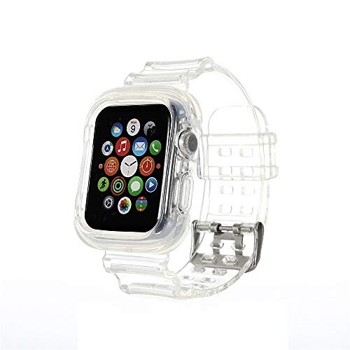 compatible for apple watch band 42mm 44mm 38mm 40mm clear bumper case, women girl transparent soft tpu sports iwatch band strap for apple watch series 6/5/4/3/2/1/se (clear crystal)
compatible for apple watch band 42mm 44mm 38mm 40mm clear bumper case, women girl transparent soft tpu sports iwatch band strap for apple watch series 6/5/4/3/2/1/se (clear crystal)