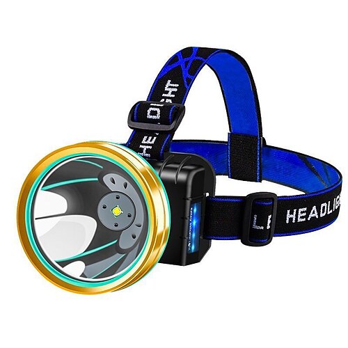 

T3-B LED Light Headlamps 100 lm LED LED 1 Emitters 4 Mode with Adapter Portable Professional Camping / Hiking / Caving Everyday Use Cycling / Bike Blue