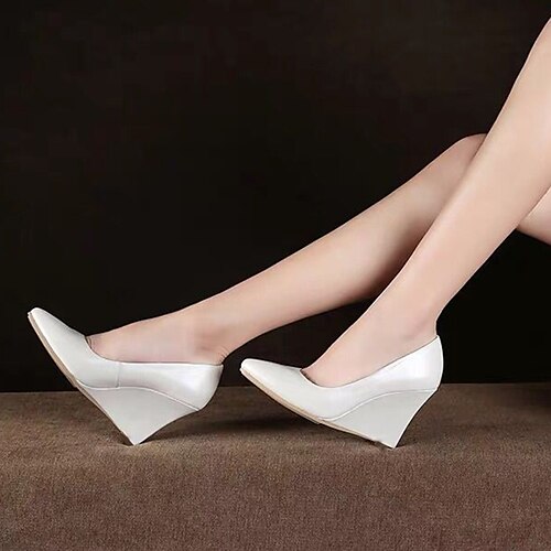 Femme Chaussures à Talons Chaussures de mariage Chaussures habillées Talons compensés Chaussures de confort Mariage Soirée du quotidien Hauteur de semelle compensée Bout pointu Entreprise Elégant
Femme Chaussures à Talons Chaussures de mariage Chaussures habillées Talons compensés Chaussures de confort Mariage Soirée du quotidien Hauteur de semelle compensée Bout pointu Entreprise Elégant