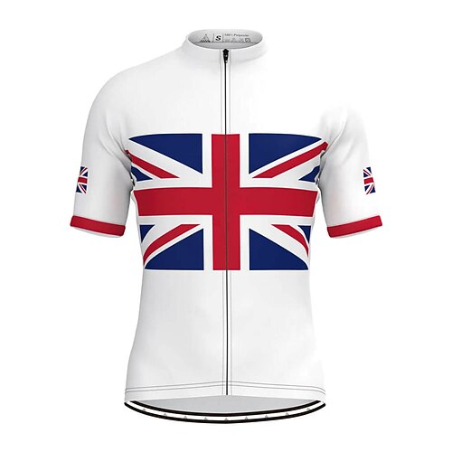 Men's Cycling Jersey Short Sleeve Bike Top with 3 Rear Pockets Mountain Bike MTB Road Bike Cycling Cycling Breathable Soft Back Pocket White Graphic National Flag Polyester Sports Clothing Apparel
Men's Cycling Jersey Short Sleeve Bike Top with 3 Rear Pockets Mountain Bike MTB Road Bike Cycling Cycling Breathable Soft Back Pocket White Graphic National Flag Polyester Sports Clothing Apparel