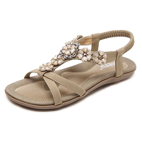 Mulheres Sandálias Boho Sandálias rasas Tamanhos Grandes Diário Praia Miçangas Flor Sem Salto Casual Microfibra Amêndoa Preto Rosa claro
Mulheres Sandálias Boho Sandálias rasas Tamanhos Grandes Diário Praia Miçangas Flor Sem Salto Casual Microfibra Amêndoa Preto Rosa claro