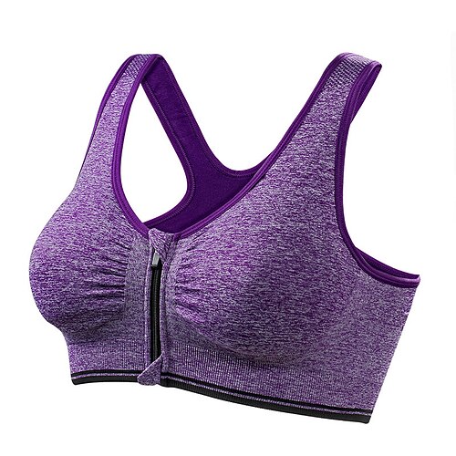 Women's Sports Bra Bra Top Yoga Fitness Gym Workout Breathable Quick Dry Shockproof Padded Medium Support Green Purple Rosy Pink Blue Gray Solid Colored / High Elasticity / Athletic / Athleisure
Women's Sports Bra Bra Top Yoga Fitness Gym Workout Breathable Quick Dry Shockproof Padded Medium Support Green Purple Rosy Pink Blue Gray Solid Colored / High Elasticity / Athletic / Athleisure