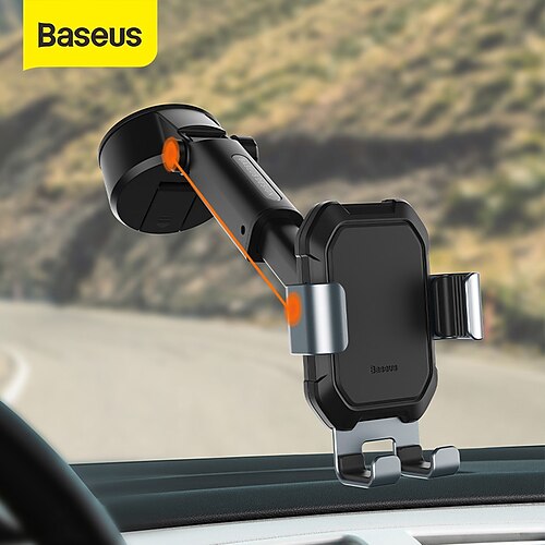 BASEUS Cell Phone Holder Stand Mount Vehicle Center Console Dashboard Front Windshield for Car Compatible with Phone Accessory
BASEUS Cell Phone Holder Stand Mount Vehicle Center Console Dashboard Front Windshield for Car Compatible with Phone Accessory