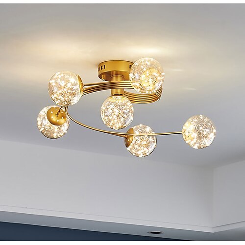 6-Light 60 cm Single Design Flush Mount Lights Metal LED Nordic Style 220-240V / CE Certified
6-Light 60 cm Single Design Flush Mount Lights Metal LED Nordic Style 220-240V / CE Certified