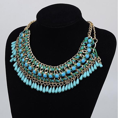 Collar Necklace Layered Necklace For Women's Party Evening Street Gift Tassel Pear
Collar Necklace Layered Necklace For Women's Party Evening Street Gift Tassel Pear