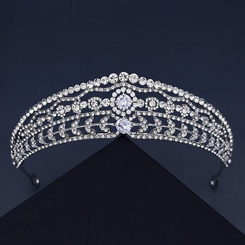 Crown Tiaras Headbands Rhinestone Alloy Wedding Party / Evening Wedding With Crystal / Rhinestone Headpiece Headwear
Crown Tiaras Headbands Rhinestone Alloy Wedding Party / Evening Wedding With Crystal / Rhinestone Headpiece Headwear