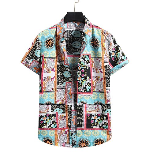 Men's Shirt Graphic Shirt Graphic Prints Button Down Collar Green 3D Print Vacation Beach Short Sleeve Print Clothing Apparel Designer
Men's Shirt Graphic Shirt Graphic Prints Button Down Collar Green 3D Print Vacation Beach Short Sleeve Print Clothing Apparel Designer