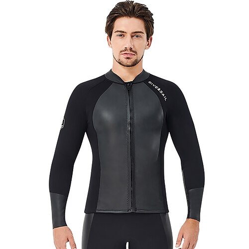herre våddragt top våddragt jakke 2 mm scr neopren top hurtigtørrende stretchy langærmet lynlås foran - svømning dykning surfing patchwork efterår / efterår vinter forår
herre våddragt top våddragt jakke 2 mm scr neopren top hurtigtørrende stretchy langærmet lynlås foran - svømning dykning surfing patchwork efterår / efterår vinter forår