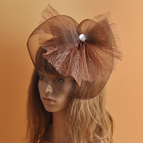 Fascinators Tulle Special Occasion Party / Evening Vintage Style With Crystals Headpiece Headwear
Fascinators Tulle Special Occasion Party / Evening Vintage Style With Crystals Headpiece Headwear
