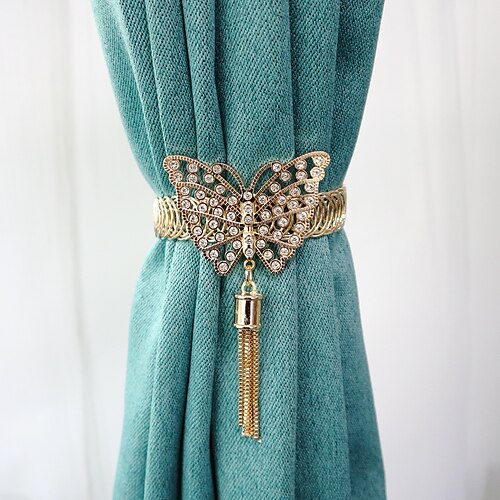 1 Piece Luxury Style Alloy Butterfly Curtain Buckle Decorative Draperies Holdback
1 Piece Luxury Style Alloy Butterfly Curtain Buckle Decorative Draperies Holdback