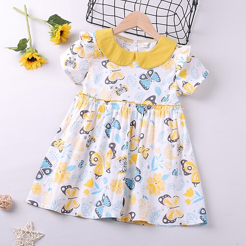 Frozen Barn Jente Jul Kjole Sommerfugl Floral kjole Knelang Kjole Skole Blonde Crew-hals Kortermet Mote Kjole 3-7 år Sommer Gul
Frozen Barn Jente Jul Kjole Sommerfugl Floral kjole Knelang Kjole Skole Blonde Crew-hals Kortermet Mote Kjole 3-7 år Sommer Gul