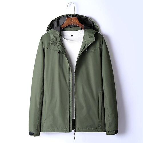 Men's Hiking Softshell Jacket Hiking Windbreaker Summer Outdoor Waterproof Quick Dry Lightweight Breathable Jacket Top Fishing Climbing Running ArmyGreen khaki Black Red Navy Blue / Long Sleeve
Men's Hiking Softshell Jacket Hiking Windbreaker Summer Outdoor Waterproof Quick Dry Lightweight Breathable Jacket Top Fishing Climbing Running ArmyGreen khaki Black Red Navy Blue / Long Sleeve