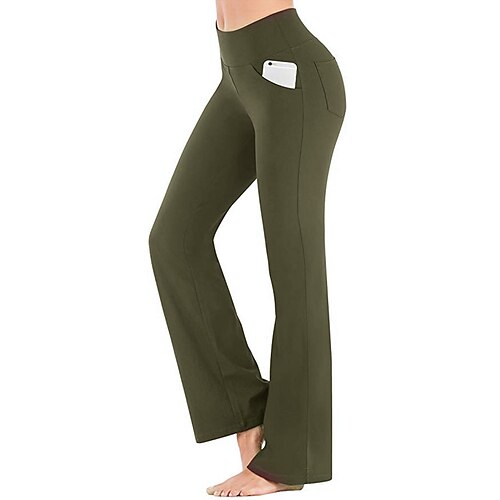 Per donna Pantaloni da yoga Tasche laterali A zampa Fasciante in vita Sollevamento dei glutei Asciugatura rapida Vita alta Yoga Fitness Allenamento in palestra Pantaloni Nero Bianco Rosa Gli sport
Per donna Pantaloni da yoga Tasche laterali A zampa Fasciante in vita Sollevamento dei glutei Asciugatura rapida Vita alta Yoga Fitness Allenamento in palestra Pantaloni Nero Bianco Rosa Gli sport