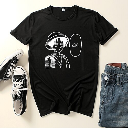 One Piece Abe D. Luffy Cosplay kostume T-shirt Anime Grafiske tryk Printer Harajuku Grafisk T恤衫 T-shirt Til Herre Dame Voksne Polyester / bomuldsblanding
One Piece Abe D. Luffy Cosplay kostume T-shirt Anime Grafiske tryk Printer Harajuku Grafisk T恤衫 T-shirt Til Herre Dame Voksne Polyester / bomuldsblanding