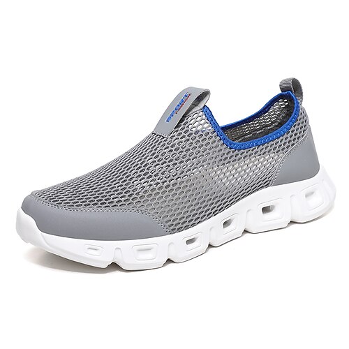 Herre Sko Tøfler & Slip-ons Plus størrelse Afslappet Daglig Gang Net Åndbart Mørkegrå Sort / Hvid Sort Sommer
Herre Sko Tøfler & Slip-ons Plus størrelse Afslappet Daglig Gang Net Åndbart Mørkegrå Sort / Hvid Sort Sommer
