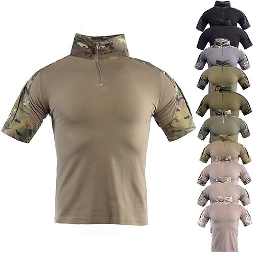 Men's Hiking Tee shirt Hunting T-shirt Tee shirt Camouflage Hunting T-shirt Short Sleeve Outdoor Summer Ultra Light (UL) Quick Dry Breathable Super Slim Top Nylon Camping / Hiking Hunting Fishing
Men's Hiking Tee shirt Hunting T-shirt Tee shirt Camouflage Hunting T-shirt Short Sleeve Outdoor Summer Ultra Light (UL) Quick Dry Breathable Super Slim Top Nylon Camping / Hiking Hunting Fishing