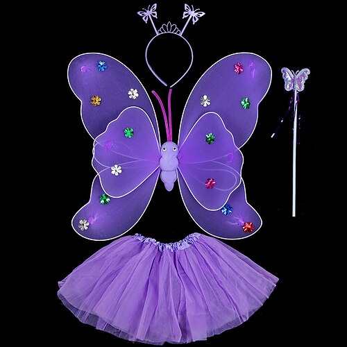4pcs Kids / Toddler Girls' Sweet Floral / Animal Flower / Butterly Style Faux Fur Hair Accessories Blue / Purple / Yellow One-Size
4pcs Kids / Toddler Girls' Sweet Floral / Animal Flower / Butterly Style Faux Fur Hair Accessories Blue / Purple / Yellow One-Size