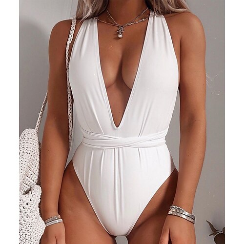 Dame Badetøj Et stykke Monokini EU / US størrelse badedragt Mavekontrol Åben Ryg Tynd Helfarve Farveblok Roserød (kvindelig) Hvid Vin Rød Vatteret Bodysuit Spring Badedragter nyt Mode Sexet
Dame Badetøj Et stykke Monokini EU / US størrelse badedragt Mavekontrol Åben Ryg Tynd Helfarve Farveblok Roserød (kvindelig) Hvid Vin Rød Vatteret Bodysuit Spring Badedragter nyt Mode Sexet
