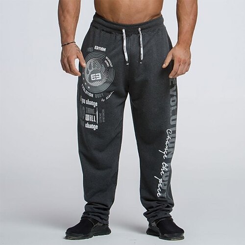 Men's Sweatpants Joggers Drawstring Cotton Letter Sport Athleisure Bottoms Breathable Quick Dry Soft Sweat wicking Fitness Gym Workout Running Training Athleisure Activewear Outdoor / Winter / Skinny
Men's Sweatpants Joggers Drawstring Cotton Letter Sport Athleisure Bottoms Breathable Quick Dry Soft Sweat wicking Fitness Gym Workout Running Training Athleisure Activewear Outdoor / Winter / Skinny