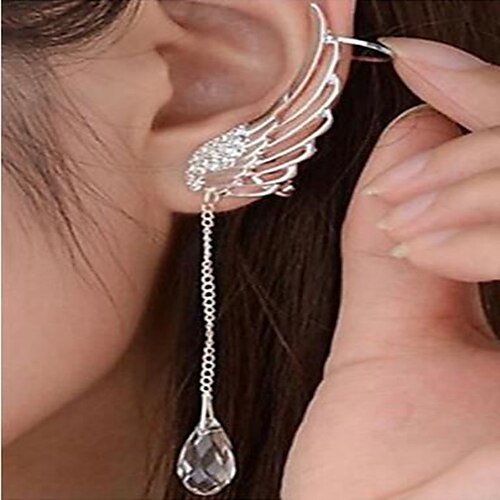 Women's Drop Earrings Tassel Fringe Angel Wings Earrings Jewelry Silver For Party Wedding 1 Pair
Women's Drop Earrings Tassel Fringe Angel Wings Earrings Jewelry Silver For Party Wedding 1 Pair