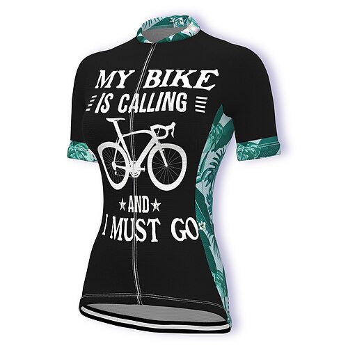 21Grams Women's Cycling Jersey Short Sleeve Bike Jersey Top with 3 Rear Pockets Mountain Bike MTB Road Bike Cycling Fast Dry Breathable Quick Dry Moisture Wicking Green Black Blue Graphic Polyester
21Grams Women's Cycling Jersey Short Sleeve Bike Jersey Top with 3 Rear Pockets Mountain Bike MTB Road Bike Cycling Fast Dry Breathable Quick Dry Moisture Wicking Green Black Blue Graphic Polyester