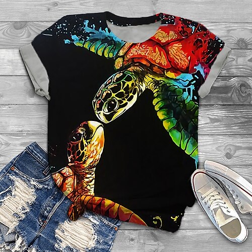 Per donna Taglia grossa Top maglietta Pop art Animali Stampa Manica corta Girocollo Essenziale Collegiale Giornaliero Per eventi Jersey di cotone spandex Primavera Estate Nero / Plus Size / Plus Size
Per donna Taglia grossa Top maglietta Pop art Animali Stampa Manica corta Girocollo Essenziale Collegiale Giornaliero Per eventi Jersey di cotone spandex Primavera Estate Nero / Plus Size / Plus Size
