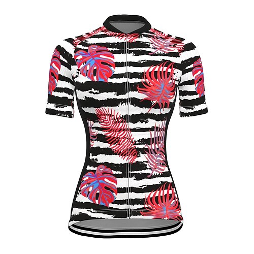 21Grams Women's Cycling Jersey Short Sleeve Bike Jersey Padded Shorts / Chamois Top with 3 Rear Pockets Mountain Bike MTB Road Bike Cycling 3D Pad Fast Dry Breathable Quick Dry Red Tropical Flowers
21Grams Women's Cycling Jersey Short Sleeve Bike Jersey Padded Shorts / Chamois Top with 3 Rear Pockets Mountain Bike MTB Road Bike Cycling 3D Pad Fast Dry Breathable Quick Dry Red Tropical Flowers