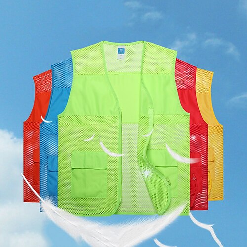 Women's Men's Fishing Vest Hiking Vest Sleeveless Vest / Gilet Jacket Top Outdoor Quick Dry Lightweight Breathable Multi Pockets Autumn / Fall Spring Summer Kong Lan Color blue Yellow Hunting Fishing
Women's Men's Fishing Vest Hiking Vest Sleeveless Vest / Gilet Jacket Top Outdoor Quick Dry Lightweight Breathable Multi Pockets Autumn / Fall Spring Summer Kong Lan Color blue Yellow Hunting Fishing