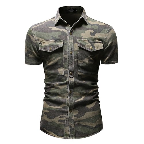 Men's Hiking Jacket Hiking Shirt / Button Down Shirts Short Sleeve Shirt Coat Top Outdoor Quick Dry Lightweight Breathable Sweat wicking Autumn / Fall Spring Summer Camo / Camouflage Camouflage
Men's Hiking Jacket Hiking Shirt / Button Down Shirts Short Sleeve Shirt Coat Top Outdoor Quick Dry Lightweight Breathable Sweat wicking Autumn / Fall Spring Summer Camo / Camouflage Camouflage