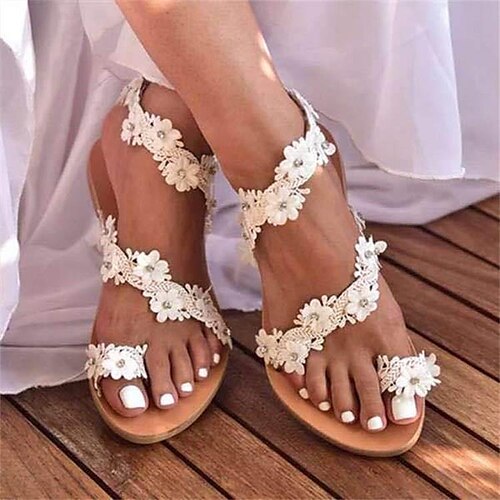 Per donna Sandali Boho Piatto Occhio di pernice PU Con cinturino a T Floreale Marrone
Per donna Sandali Boho Piatto Occhio di pernice PU Con cinturino a T Floreale Marrone