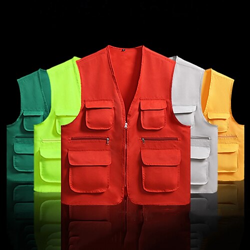 Men's Women's Fishing Vest Hiking Vest Sleeveless Vest / Gilet Jacket Top Outdoor Breathable Quick Dry Lightweight Multi Pockets Hole blue Green Black Hunting Fishing Climbing
Men's Women's Fishing Vest Hiking Vest Sleeveless Vest / Gilet Jacket Top Outdoor Breathable Quick Dry Lightweight Multi Pockets Hole blue Green Black Hunting Fishing Climbing