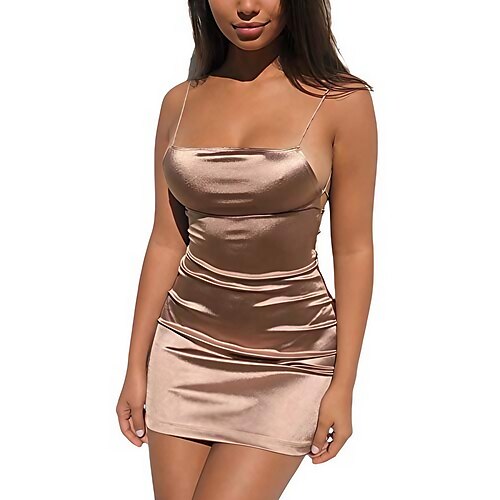 Women's Holiday Dress Sheath Dress Mini Dress Black khaki Silver Gray Sleeveless Pure Color Ruched Spring Summer Strapless Party S M L XL
Women's Holiday Dress Sheath Dress Mini Dress Black khaki Silver Gray Sleeveless Pure Color Ruched Spring Summer Strapless Party S M L XL