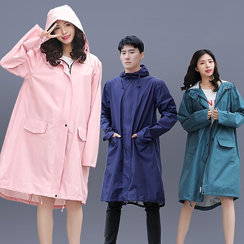 Women's Men's Rain Poncho Waterproof Hiking Jacket Rain Jacket Summer Outdoor Solid Color Waterproof Portable Sun Protection Windproof Raincoat Poncho Top Fishing Running Camping / Hiking / Caving
Women's Men's Rain Poncho Waterproof Hiking Jacket Rain Jacket Summer Outdoor Solid Color Waterproof Portable Sun Protection Windproof Raincoat Poncho Top Fishing Running Camping / Hiking / Caving