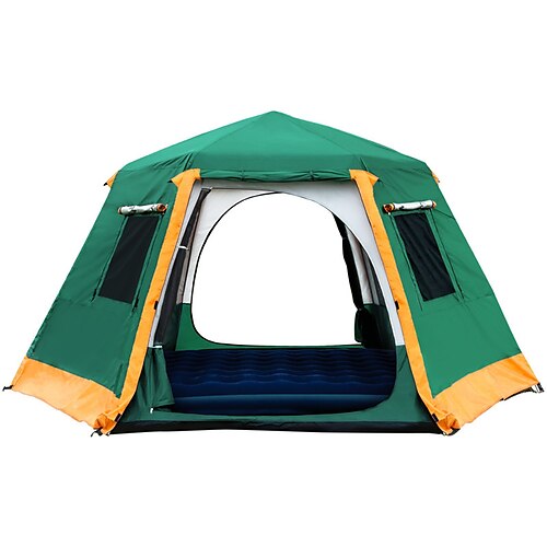 Shamocamel 7 personer Skærmtelt Skærmhus Familie Camping Telt Udendørs Vandtæt UV Solbeskyttelse Vindtæt Dobbelt Lagdelt Automatisk Kuppel camping telt >3000 mm til Fiskeri Strand Camping / Vandring
Shamocamel 7 personer Skærmtelt Skærmhus Familie Camping Telt Udendørs Vandtæt UV Solbeskyttelse Vindtæt Dobbelt Lagdelt Automatisk Kuppel camping telt >3000 mm til Fiskeri Strand Camping / Vandring