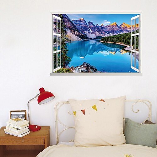 3D Fake Window New Wall Pasting By Mountain Side Water Side Scenery Lake Home Corridor Background Decoration Can Be Removed Stickers
3D Fake Window New Wall Pasting By Mountain Side Water Side Scenery Lake Home Corridor Background Decoration Can Be Removed Stickers