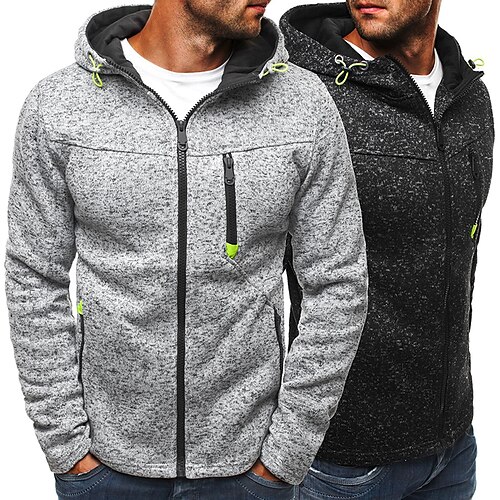 Herre Hættetrøje Jakke Hættetrøje med fuld lynlås Sweat jakke Sort Blå Grå Hætte Helfarve Lynlås Fitness Bomuld Fleece Sej Tynd Fleece Nødvendighed Vinter Efterår vinter Tøj Hættetrøjer Sweatshirts
Herre Hættetrøje Jakke Hættetrøje med fuld lynlås Sweat jakke Sort Blå Grå Hætte Helfarve Lynlås Fitness Bomuld Fleece Sej Tynd Fleece Nødvendighed Vinter Efterår vinter Tøj Hættetrøjer Sweatshirts